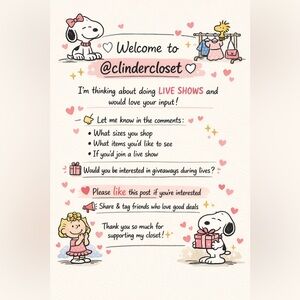 🛍️ LIVE SHOWS ❤️